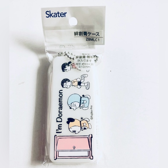 Doraemon Accessory Case Mini Box Travel Compact, First Aid Holder Skater Japan - Picture 4 of 4